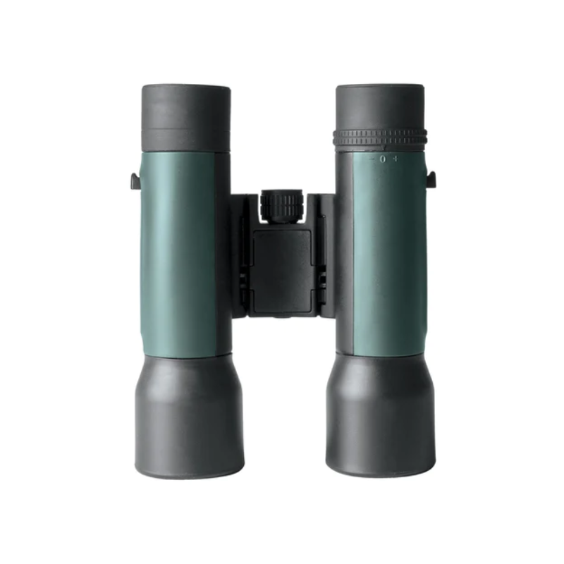 Alpen MagnaView 10x32 Binoculars facing down.