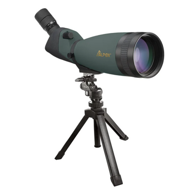 Alpen Shasta Ridge 25-75x100 Waterproof Spotting Scope slightly facing right.