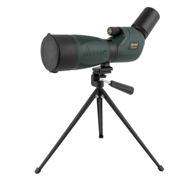 Alpen Kodiak 20-60x60 Waterproof Spotting Scope slightly facing left with the cover on.