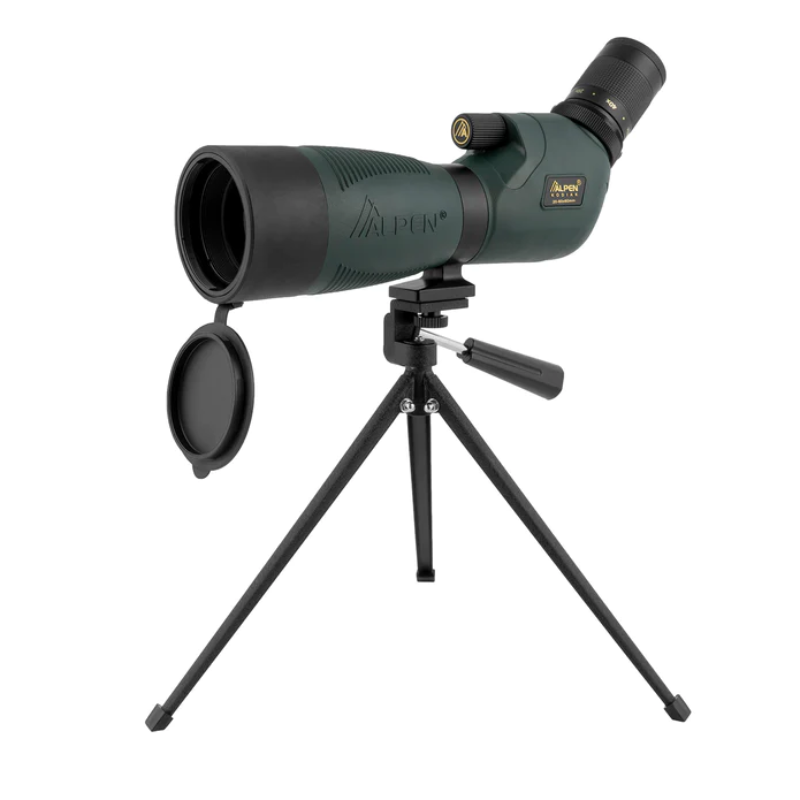 Alpen Kodiak 20-60x60 Waterproof Spotting Scope slightly facing left with the cover off.