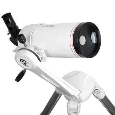 Explore FirstLight 100mm Mak-Cassegrain Telescope with Twilight Nano Mount slightly facing right.