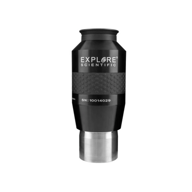 Explore Scientific 100° Series 14mm Waterproof Eyepiece facing down.
