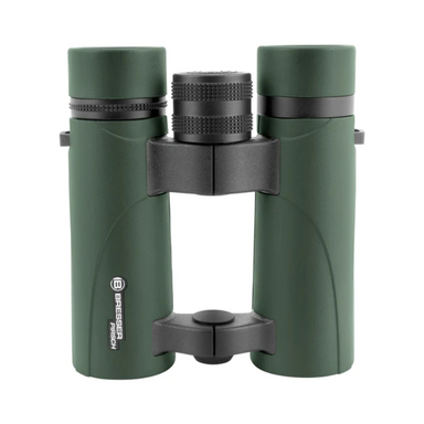 Pirsch 8x42 Binoculars facing down.