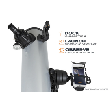 STARSENSE EXPLORER DX 130AZ SMARTPHONE APP-ENABLED NEWTONIAN REFLECTOR TELESCOPE.