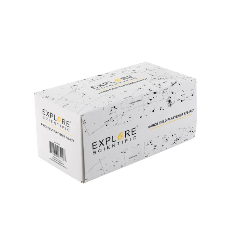 A white Explore Scientific box.