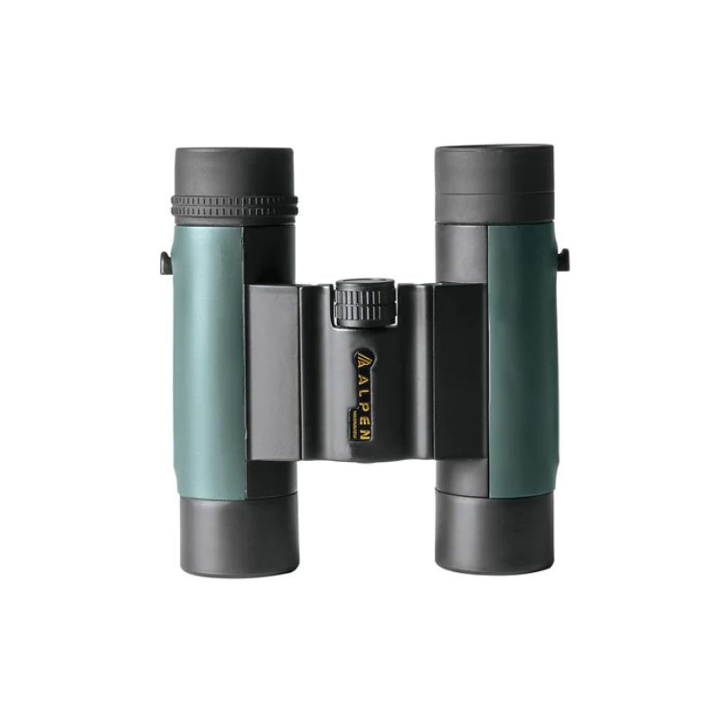 Alpen MagnaView 8x25 Binoculars facing down.