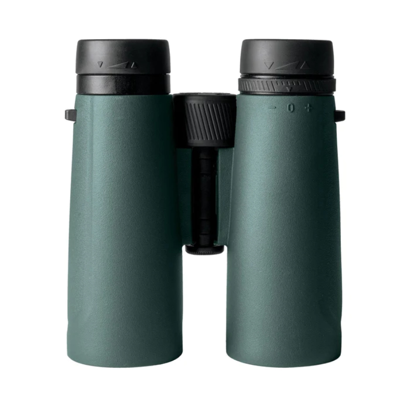 Alpen MagnaView 8x42 Roof Prism Binoculars facing down.