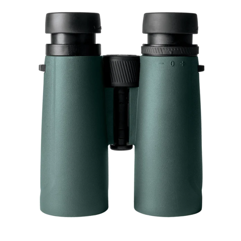 Alpen MagnaView 8x42 Roof Prism Binoculars facing down.