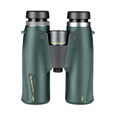 Alpen Teton 8x42 Binoculars facing down back side.