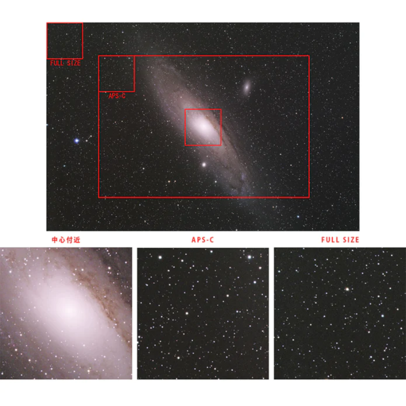 Andromeda galaxy using Vixen Telescope SD Flattener HD Kit