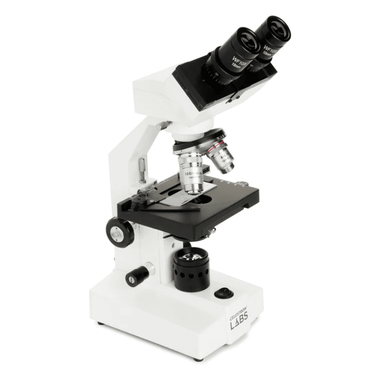 Celestron Labs CB1000CF Compound Microscope slightly facing right.