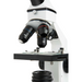 Celestron Labs CM800 Compound Microscope stage, diaphragm and objective lens.