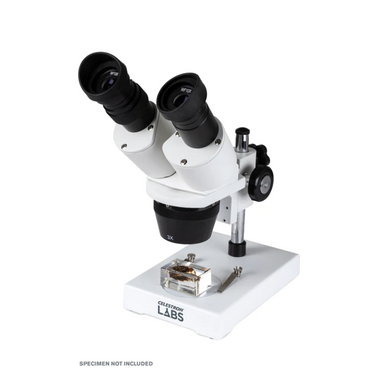 Celestron Labs S1030N Stereo Microscope slightly facing left.