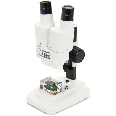 Celestron Labs S20 Stereo Microscope slightly facing left.