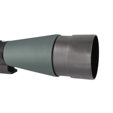 Zoomed in image of Condor 20-60x85 Straight View Spotting Scope facing right.