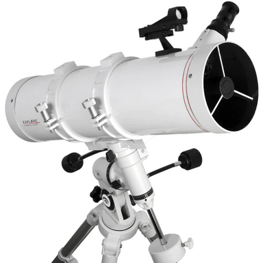 Explore FirstLight 130mm Newtonian Telescope on EQ3 Mount.