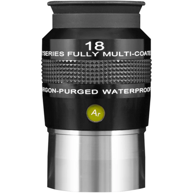 Explore Scientific 82° Series 18mm Waterproof Eyepiece facing front.