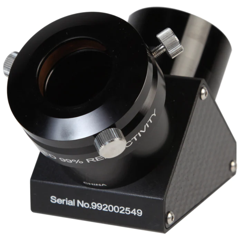 Explore Scientific 99% Reflective 2" Diagonal adapter hole slightly facing left. 