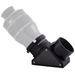 Explore Scientific 99% Reflective 3" Diagonal with a blurry image of an eyepiece attached. 