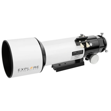 Explore Scientific ED80-FCD100 Series Air-Spaced Triplet Refractor Telescope.