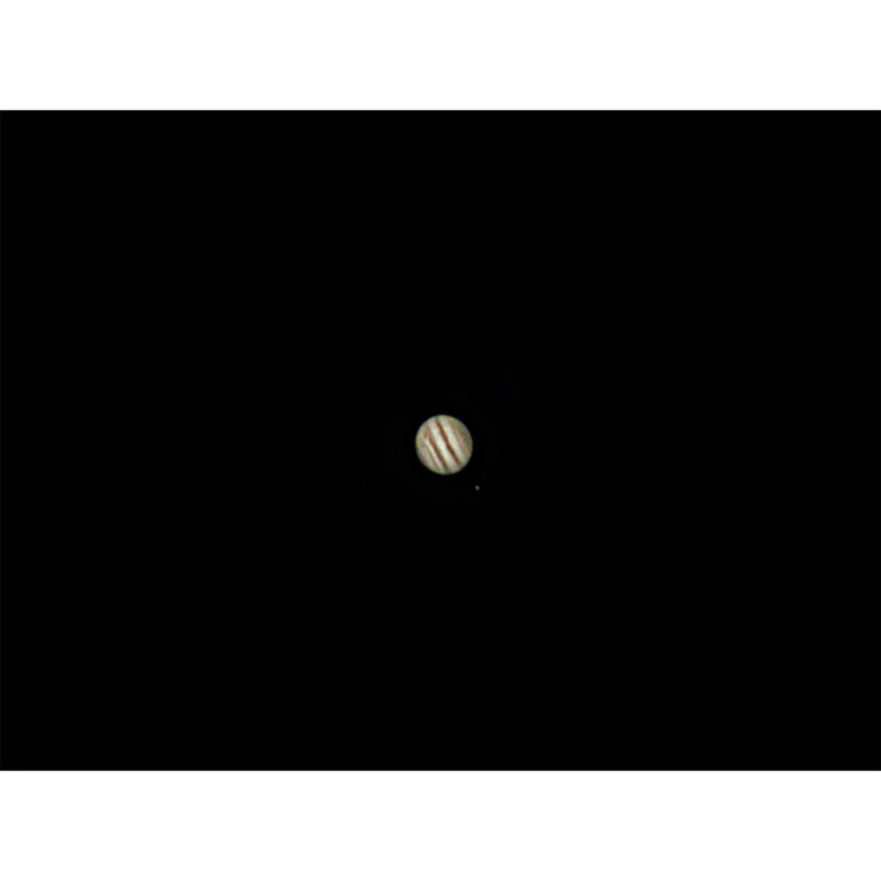 Image of Jupiter through Unistellar ODYSSEY Smart Telescope.