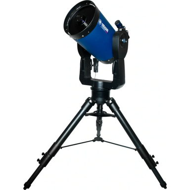 Meade 12" f/10 LX200 ACF Telescope with Giant Field Tripod slightly facing left and upwards. 
