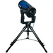 Meade 14" f/10 LX200 ACF Telescope with Giant Field Tripod slightly facing left and backward pointed to the sky. 