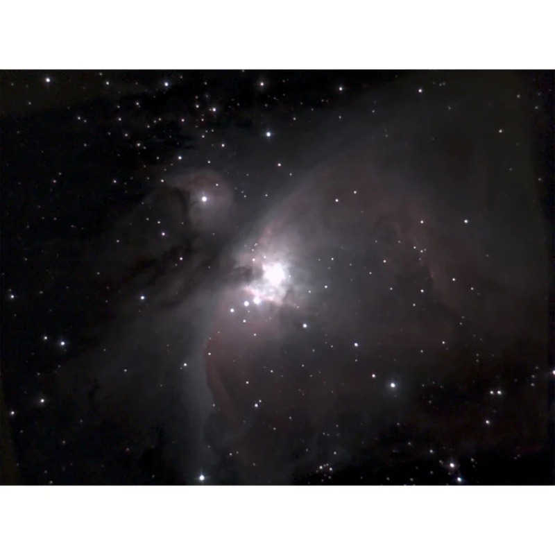 Image of Orion Nebula through Unistellar ODYSSEY Smart Telescope.