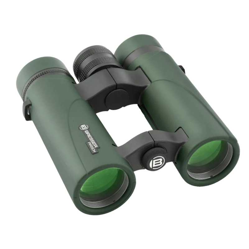 Pirsch 10x26 Binoculars slightly tilted left.