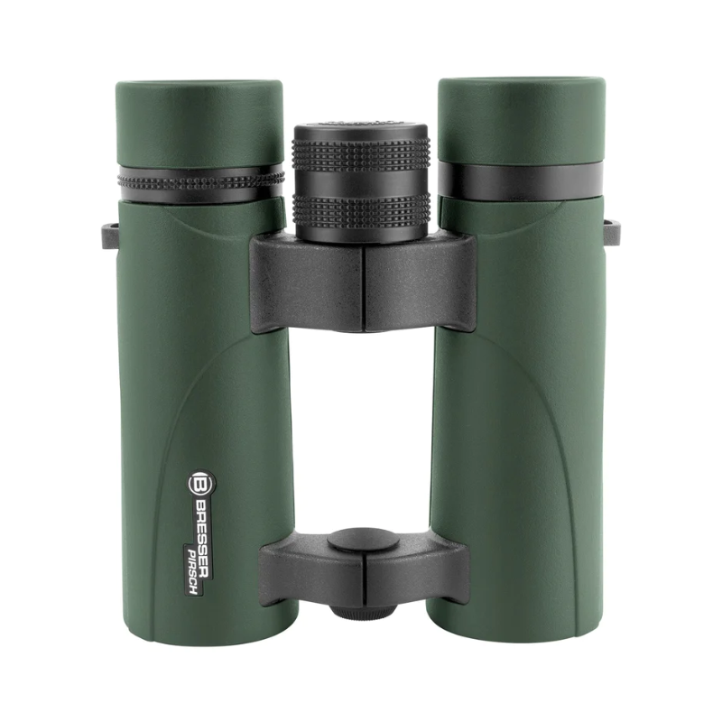 Pirsch 10x34 Binoculars standing straight.