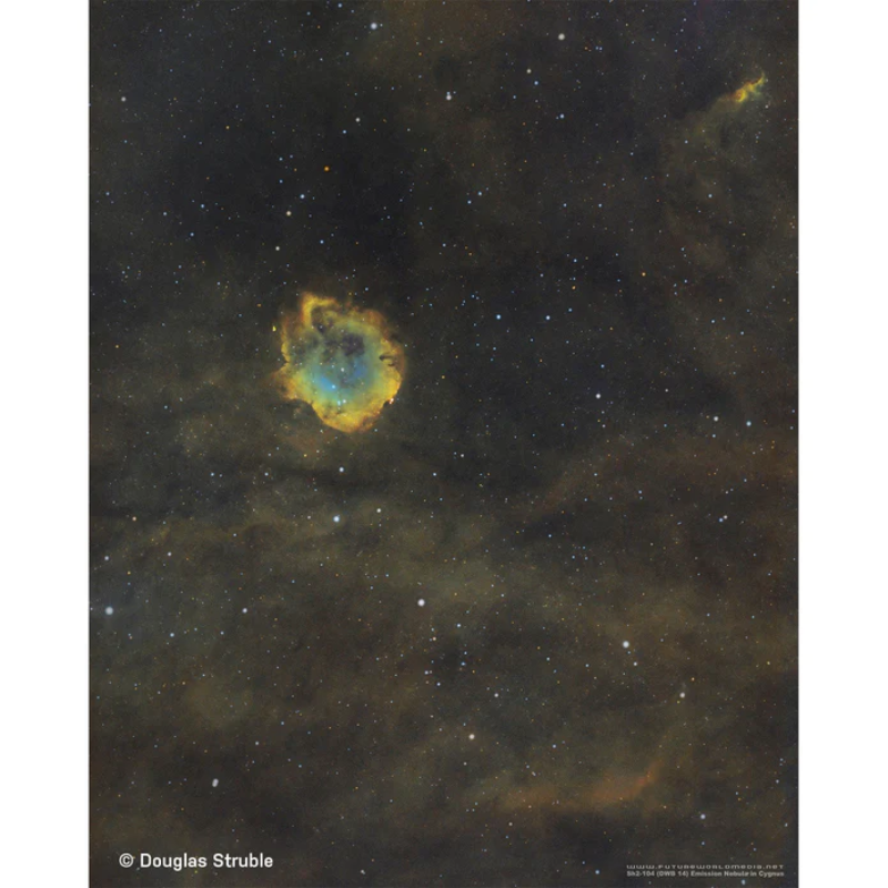 Image of the Rosetta Nebula through Explore Scientific ED152 Air-Spaced Triplet Telescope in Carbon Fiber.
