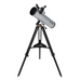 STARSENSE EXPLORER DX 130AZ SMARTPHONE APP-ENABLED NEWTONIAN REFLECTOR TELESCOPE on a tripod slightly facing left and pointed to the sky. 