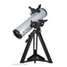 STARSENSE EXPLORER DX 130AZ SMARTPHONE APP-ENABLED NEWTONIAN REFLECTOR TELESCOPE slightly facing right and backwards pointed to the sky. 