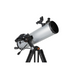 STARSENSE EXPLORER DX 130AZ SMARTPHONE APP-ENABLED NEWTONIAN REFLECTOR TELESCOPE slightly facing right and pointed to the sky. 