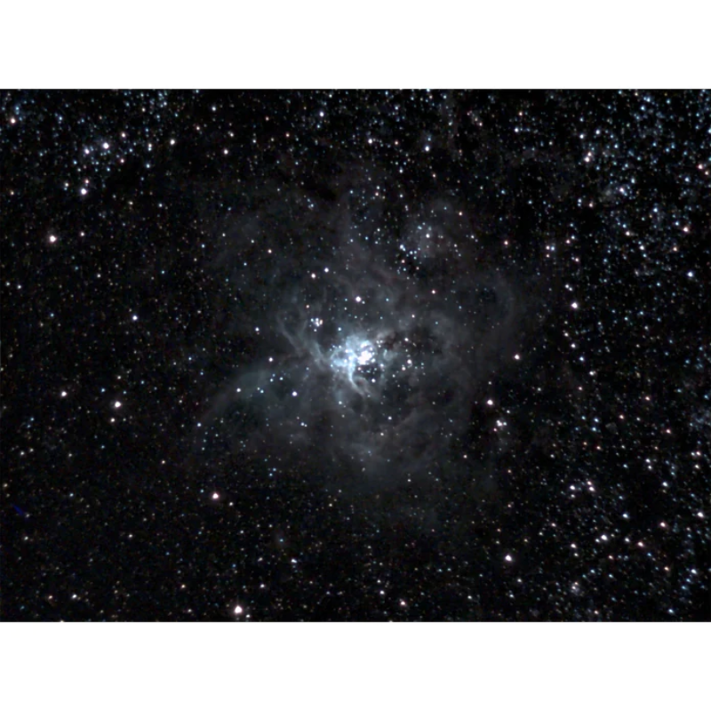 Image of Tarantula Nebula through Image of Orion Nebula through Unistellar ODYSSEY Smart Telescope.