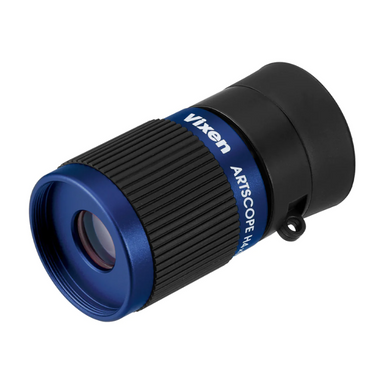 Vixen ARTSCOPE 4x16 Blue Monocular slightly tilted left.