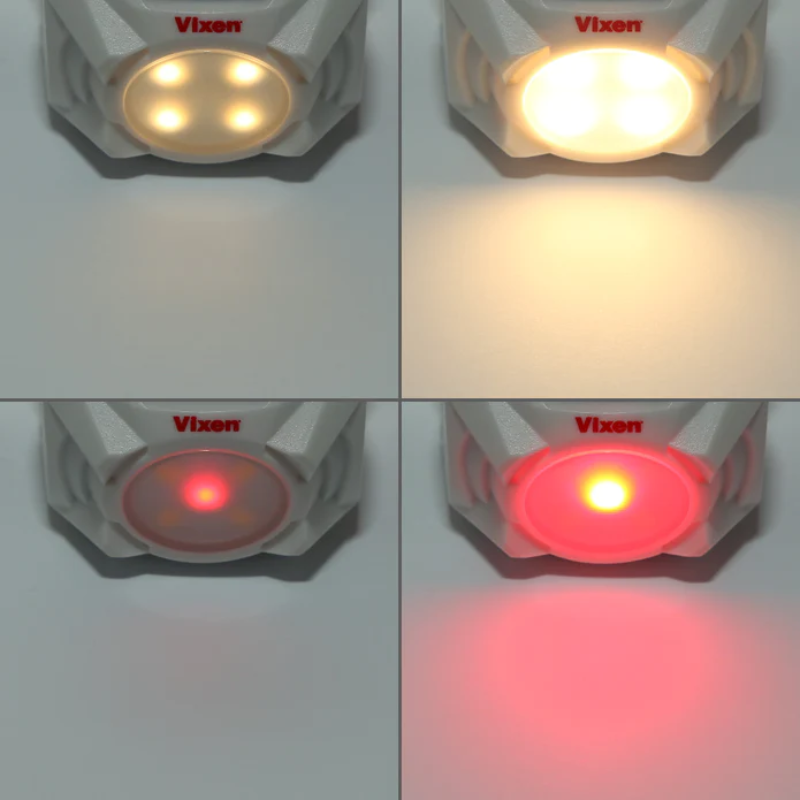 Vixen Astro LED Lamp SG-L02 in different light modes.