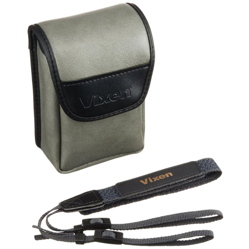 Vixen New Apex 8x24 DCF Binoculars case and strap.