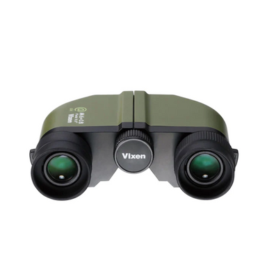 Vixen Six 6X18 Binoculars facing back.