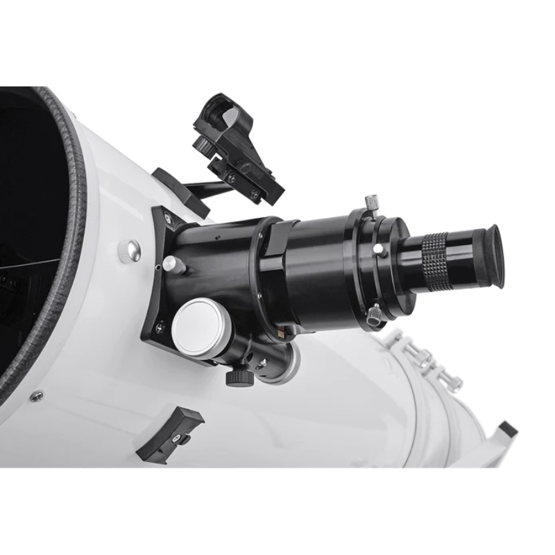 Zoomed in image of Explore FirstLight 10" Dobsonian Telescope eyepiece adapter. 